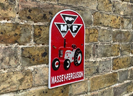 Large Massey Ferguson plaque